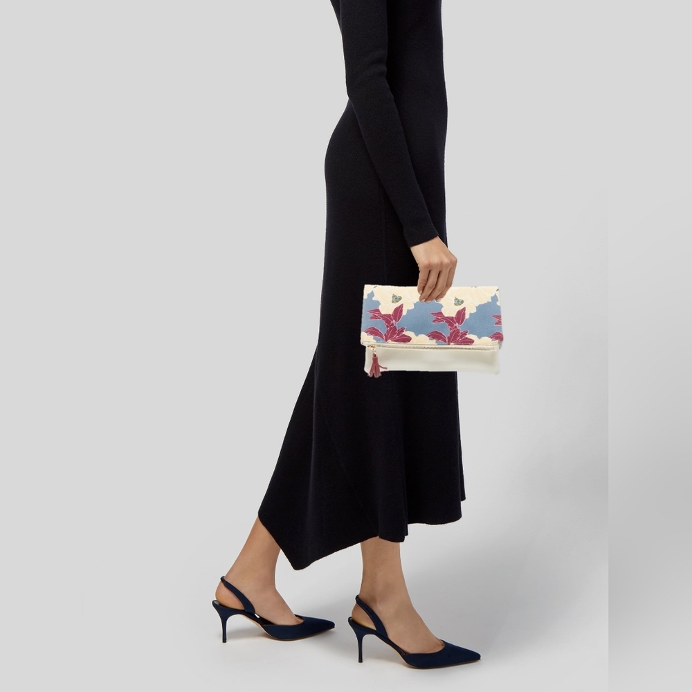 Rachel Pally ANTHROPOLOGY  Floral Canvas Clutch - Picture 3 of 14